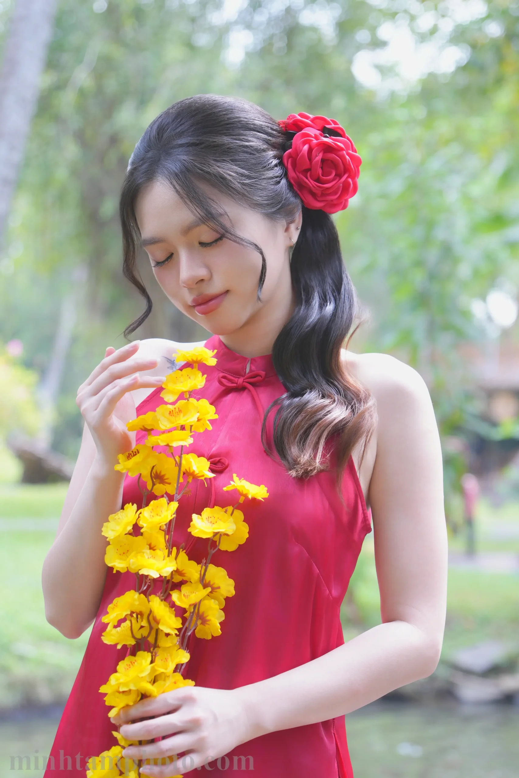 Chụp Tết – Làng Du Lịch Bình Quới