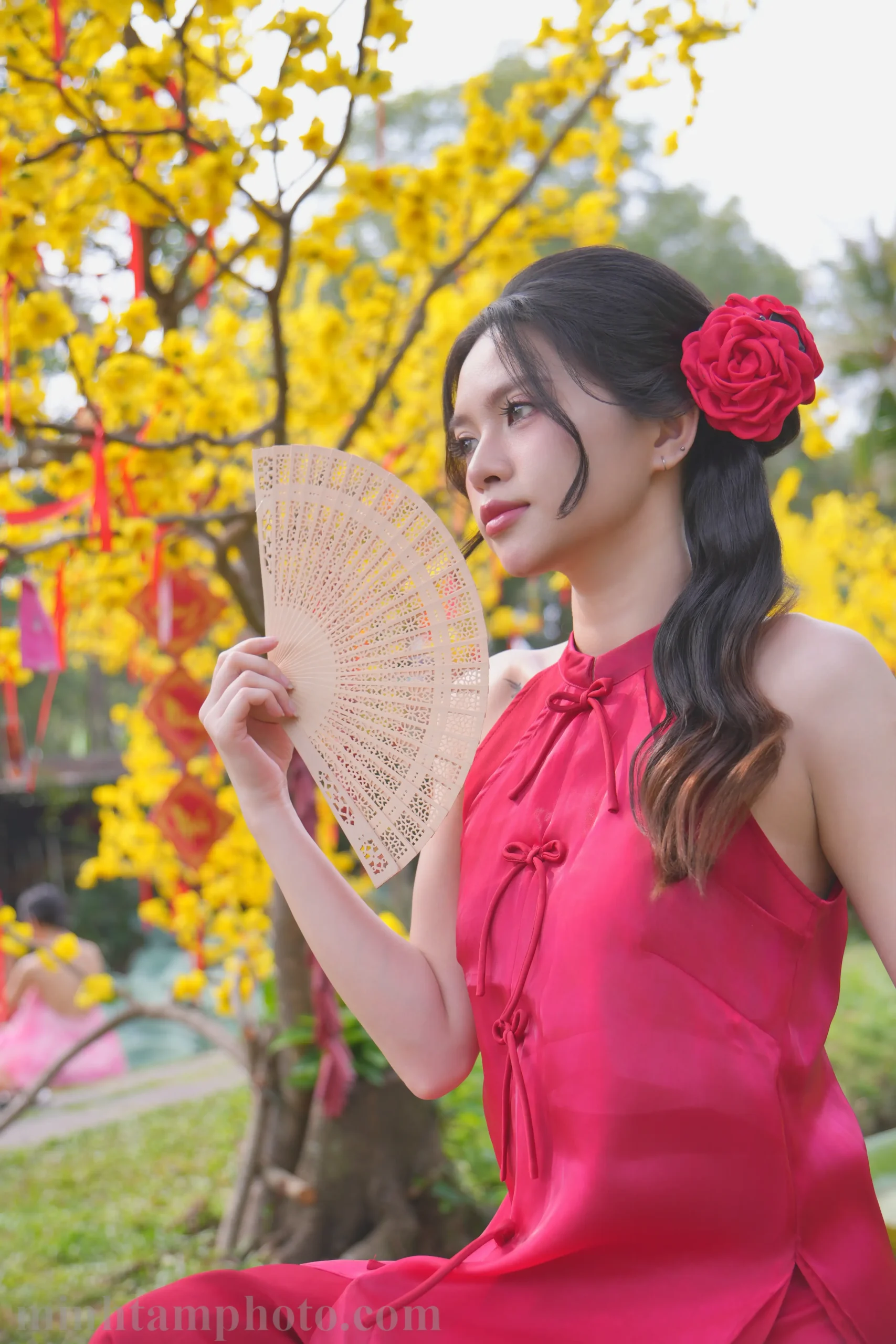 Chụp Tết – Làng Du Lịch Bình Quới
