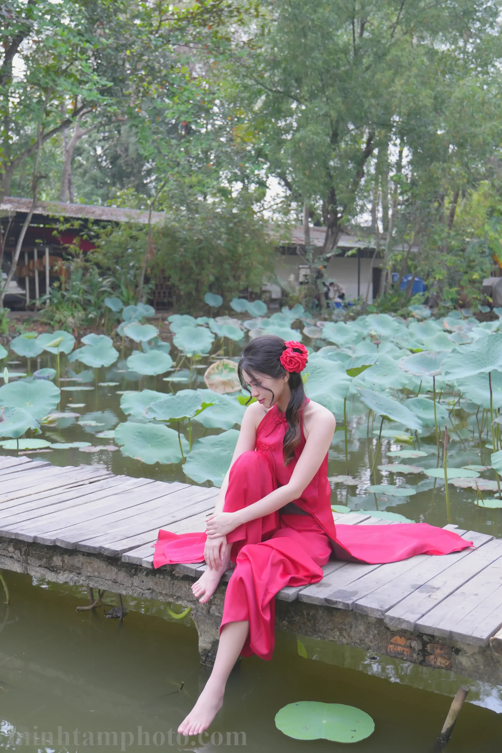 Chụp Tết – Làng Du Lịch Bình Quới