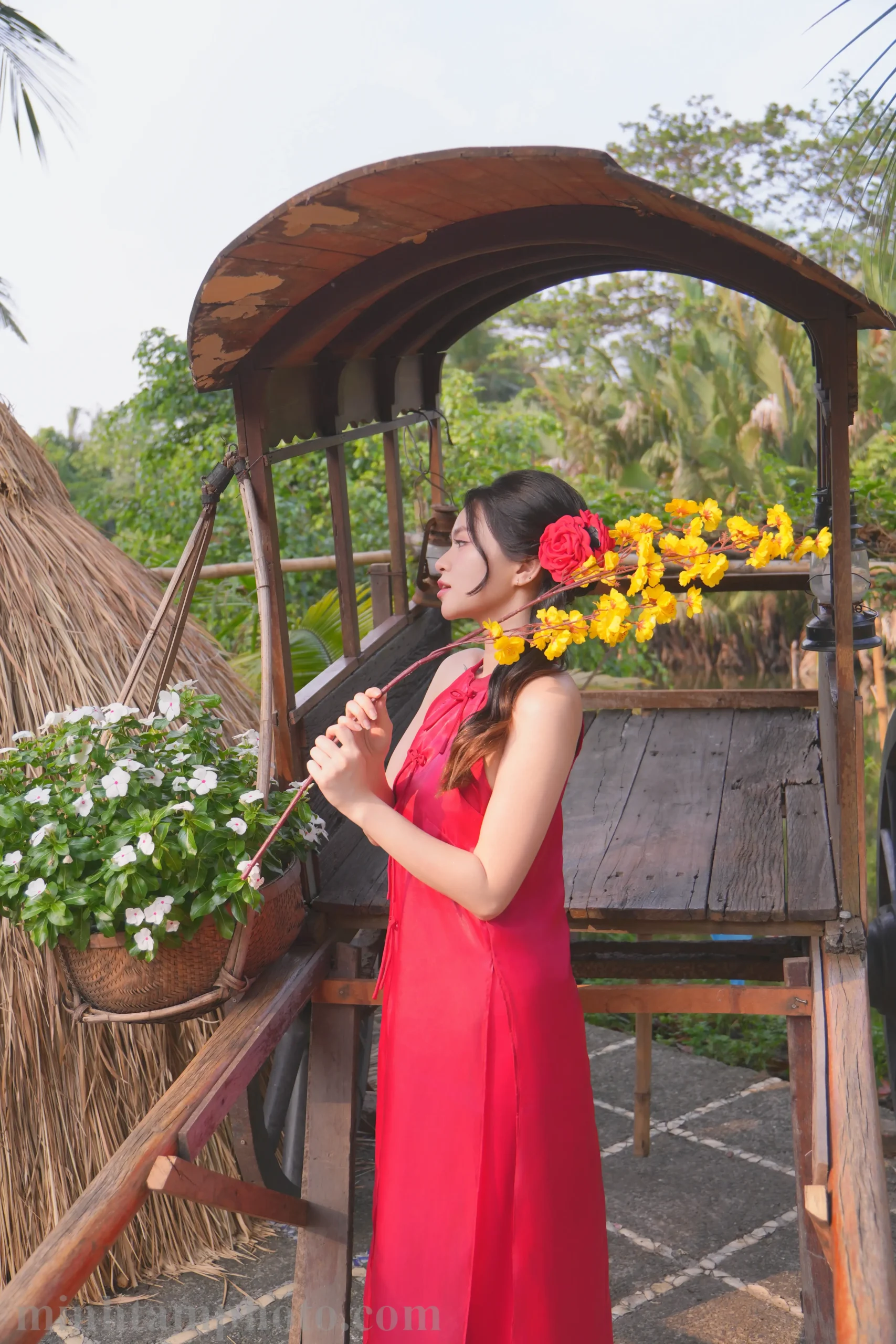 Chụp Tết – Làng Du Lịch Bình Quới
