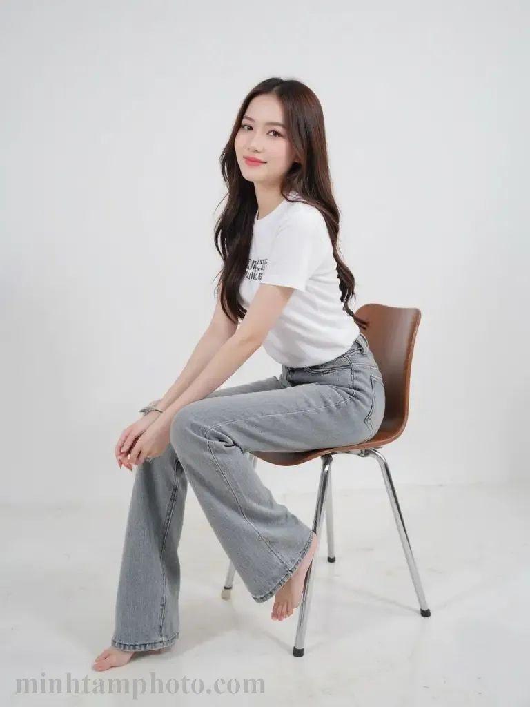 9 Cách Tạo Dáng Chụp Ảnh Khi Mặc Quần Jean Cho Nữ Siêu Sành Điệu
