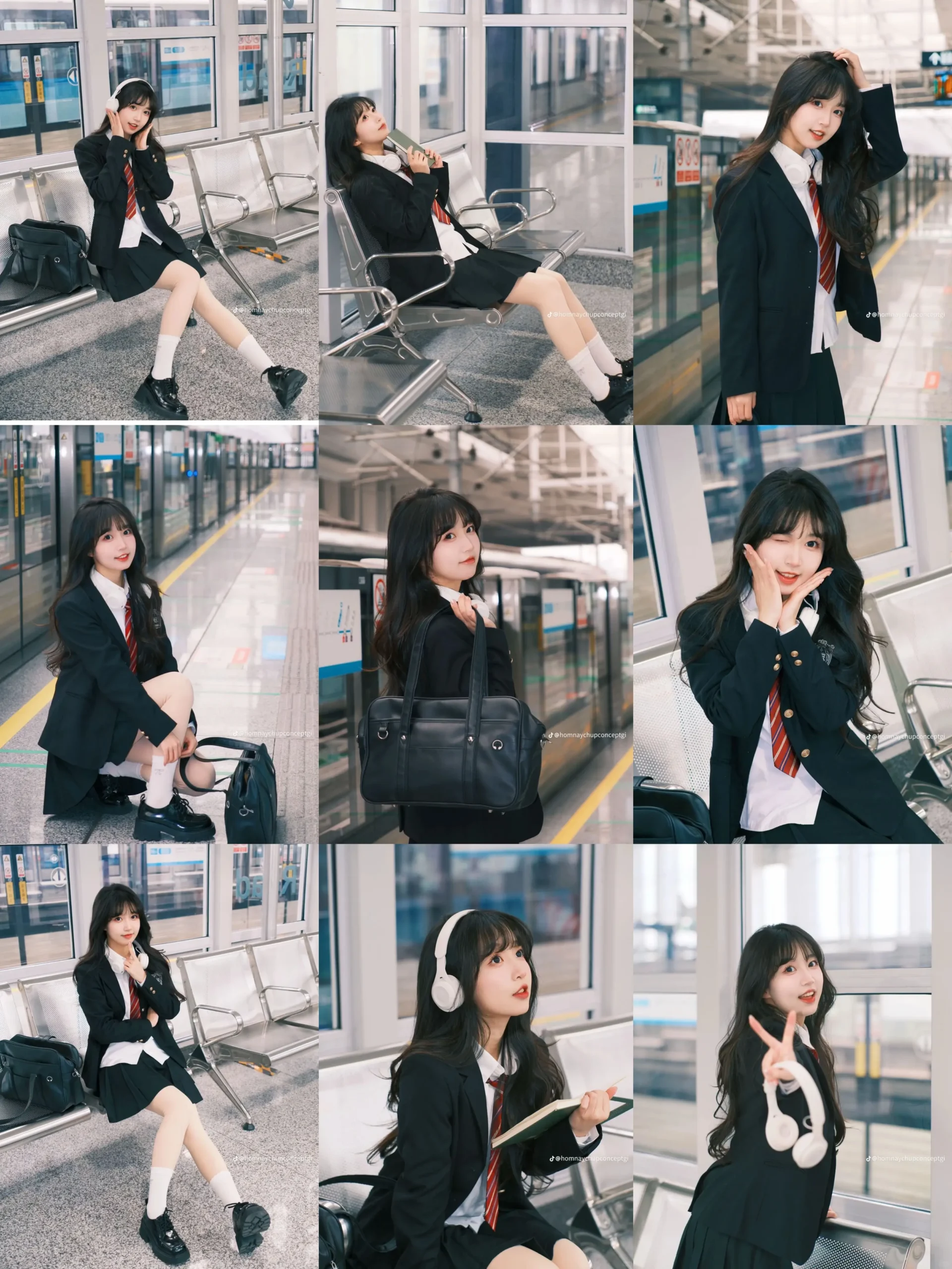 Bỏ Túi Cách Tạo Dáng Chụp Ảnh Tại Nhà Ga Metro Sống Ảo Cho Nàng