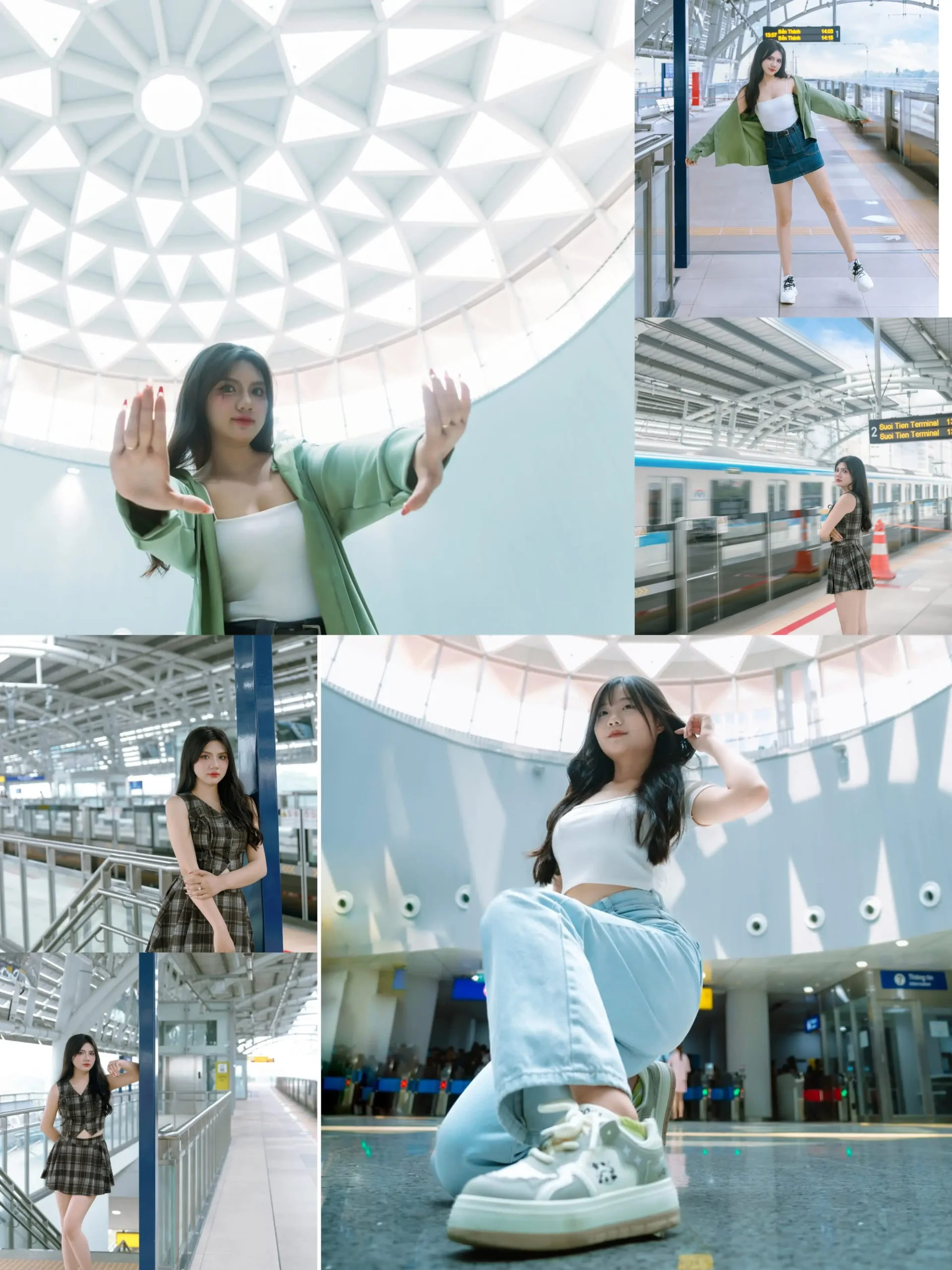 Bỏ Túi Cách Tạo Dáng Chụp Ảnh Tại Nhà Ga Metro Sống Ảo Cho Nàng