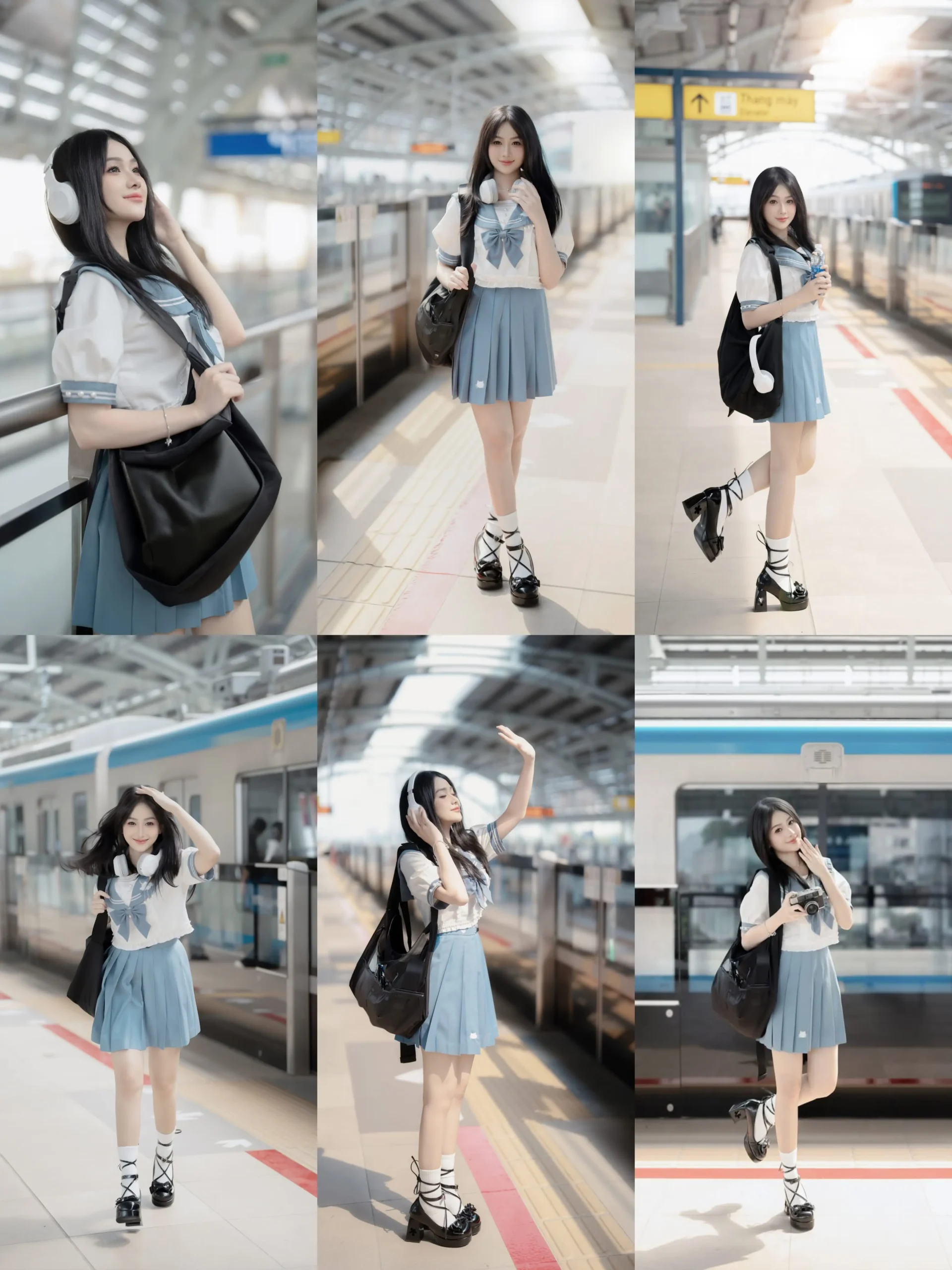 Bỏ Túi Cách Tạo Dáng Chụp Ảnh Tại Nhà Ga Metro Sống Ảo Cho Nàng