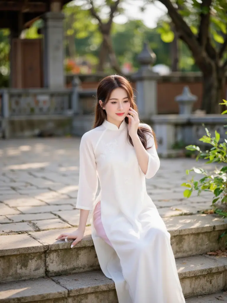 5 Cách Tạo Dáng Chụp Ảnh Ở Chùa Cho Nữ: Thanh Lịch &#038; Tinh Tế