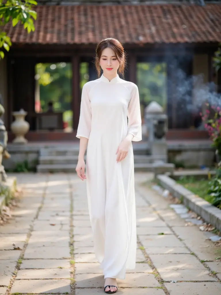 5 Cách Tạo Dáng Chụp Ảnh Ở Chùa Cho Nữ: Thanh Lịch &#038; Tinh Tế