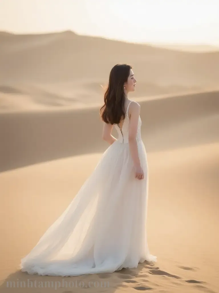 7 Gợi Ý Tạo Dáng Chụp Ảnh Trên Đồi Cát Cực Cháy Cho Nàng