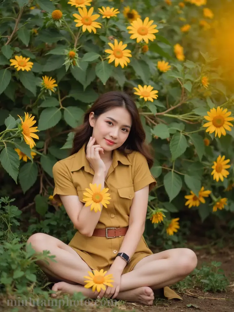 10+ Cách Tạo Dáng Chụp Ảnh Với Hoa Dã Quỳ Cho Nàng Thêm Xinh