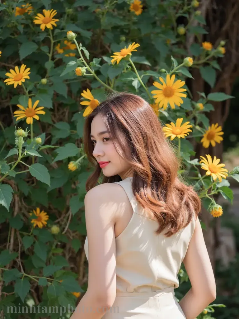 10+ Cách Tạo Dáng Chụp Ảnh Với Hoa Dã Quỳ Cho Nàng Thêm Xinh