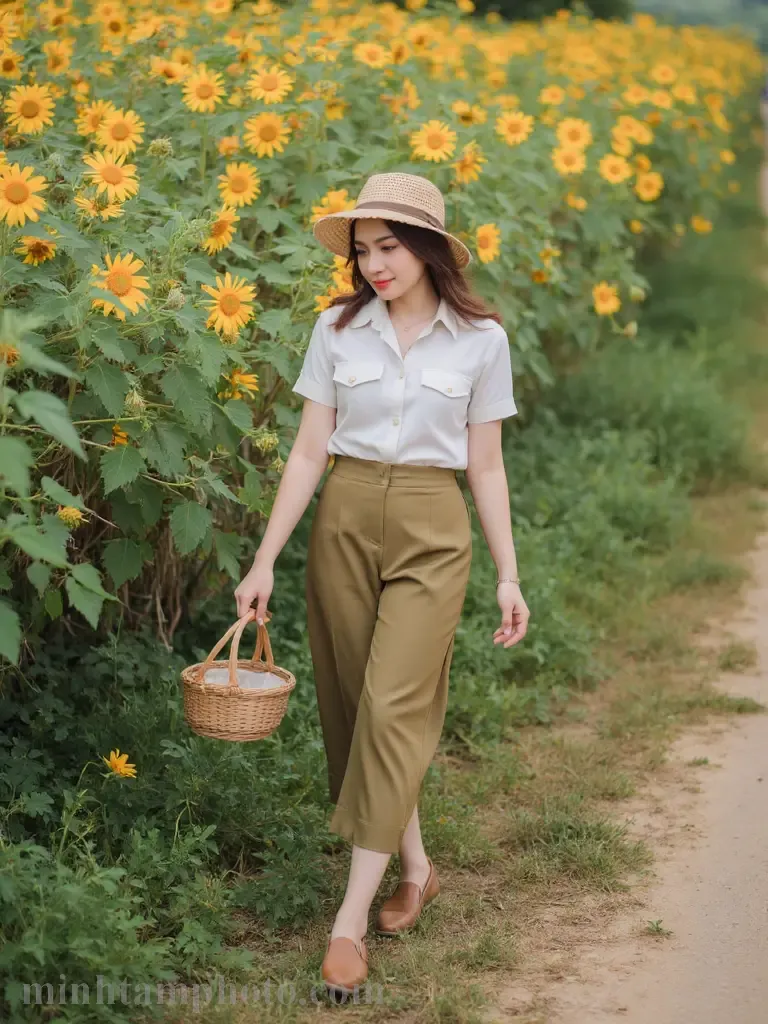 10+ Cách Tạo Dáng Chụp Ảnh Với Hoa Dã Quỳ Cho Nàng Thêm Xinh